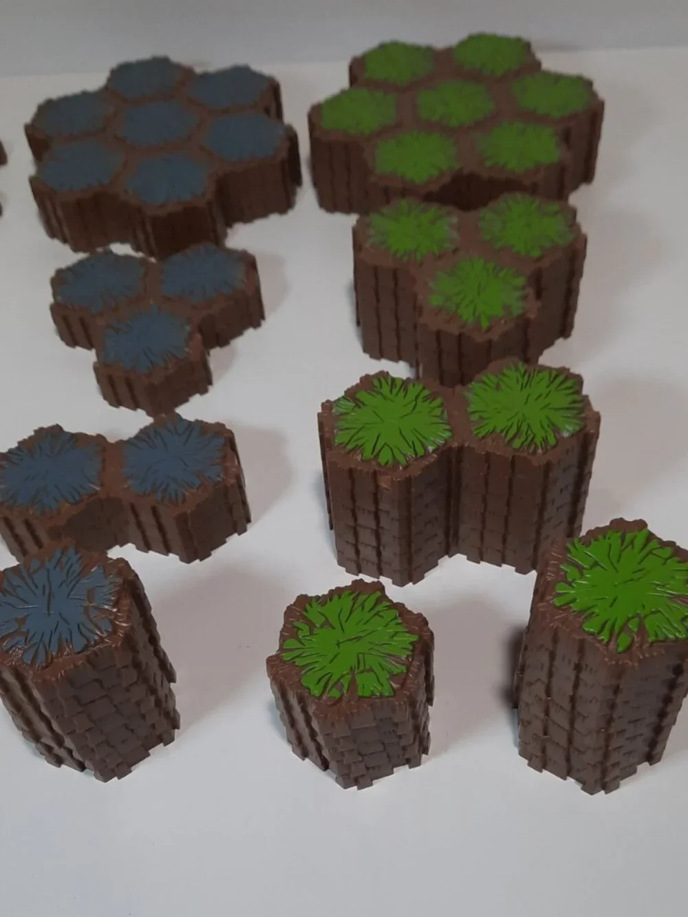Heroscape Terrain 122 Hexes Lot Grass Rock Sand Expand Your Battlefield 49 Piece